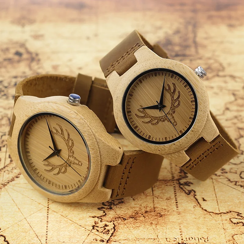 BOBO BIRD Wooden Watch JapanLadies Engrave Deer Head Bamboo Dial Quartz Watch with Genuine Leather Band as Gift relojes mujer
BOBO BIRD Wooden Watch JapanLadies Engrave Deer Head Bamboo Dial Quartz Watch with Genuine Leather Band as Gift relojes mujer