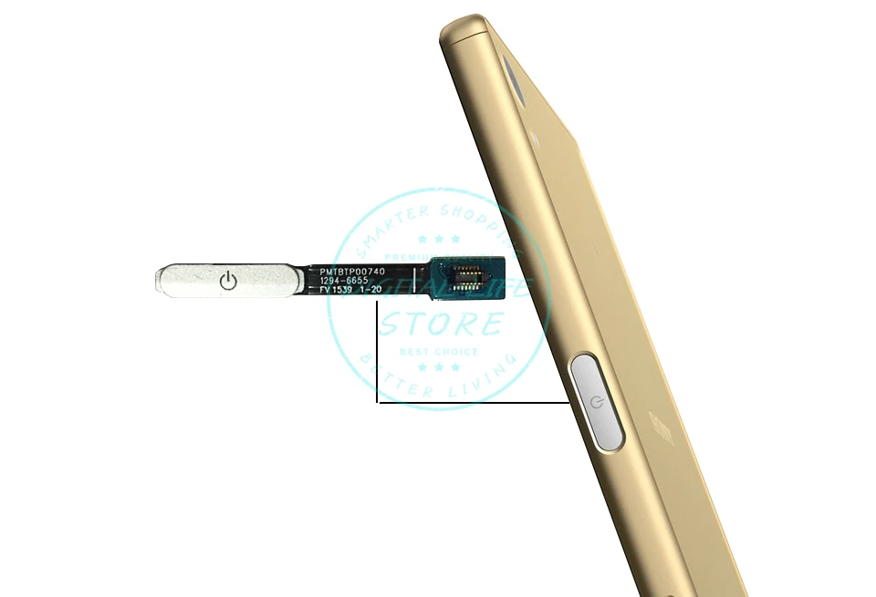 Для Sony Xperia Z5 Compact оригинальный сканер отпечатков пальцев Кнопка Домой питание