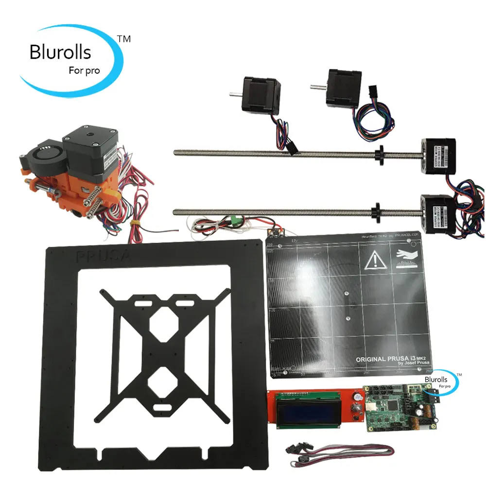 Набор для сборки 3D принтера Prusa i3 mk2 с металлической рамкой плата Mini Rambo 2004 a
