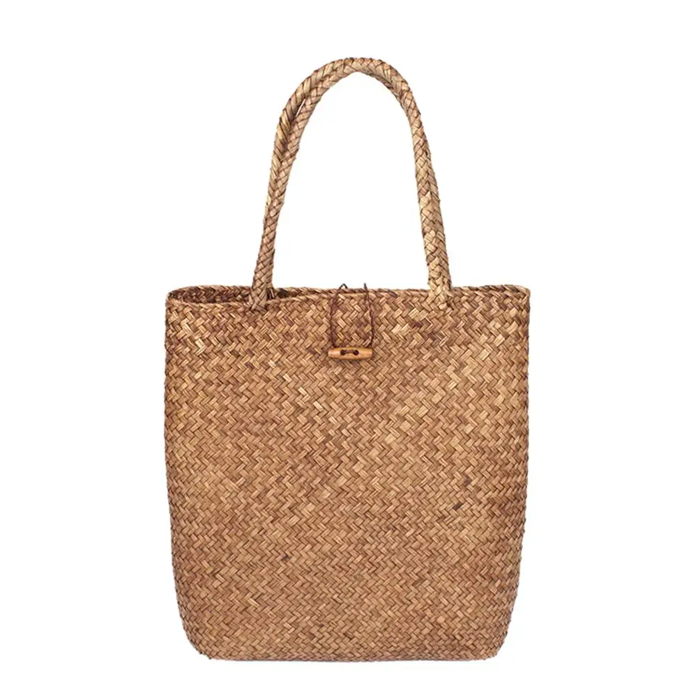 Hand Woven Large Rattan Straw Bag Flower Basket Storage Tote Female Bags Travel Handbag Shopping Braided Hand Bag For Women Girl
Hand Woven Large Rattan Straw Bag Flower Basket Storage Tote Female Bags Travel Handbag Shopping Braided Hand Bag For Women Girl
