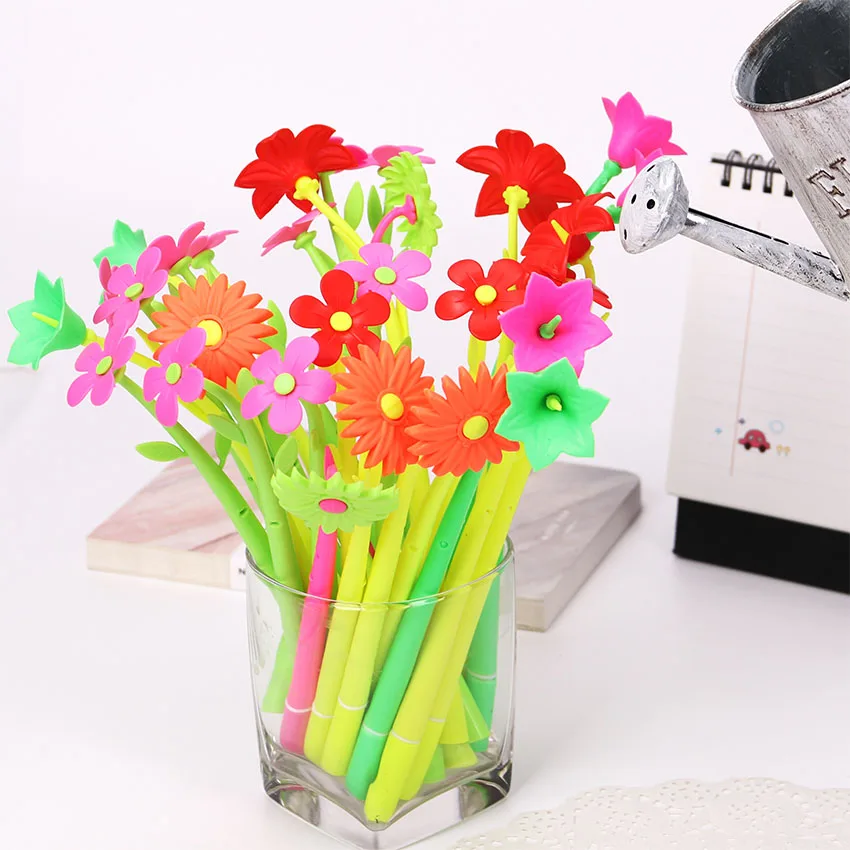 0.38MM Cute Plastic Gel Pens Lovely Plant Flowers Signing Pen for Kids Writing Pen Gift Korean Stationery
0.38MM Cute Plastic Gel Pens Lovely Plant Flowers Signing Pen for Kids Writing Pen Gift Korean Stationery