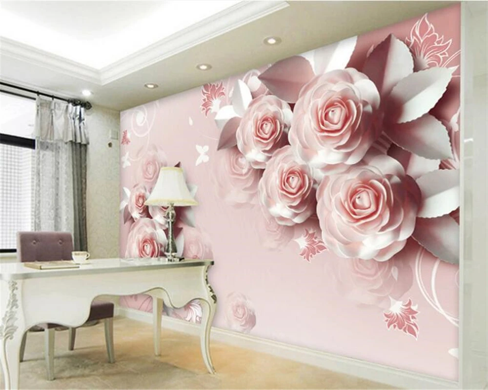 beibehang Fashion aesthetic creative personality 3d wallpaper rose romantic relief TV background wall papel de parede wallpaper
beibehang Fashion aesthetic creative personality 3d wallpaper rose romantic relief TV background wall papel de parede wallpaper