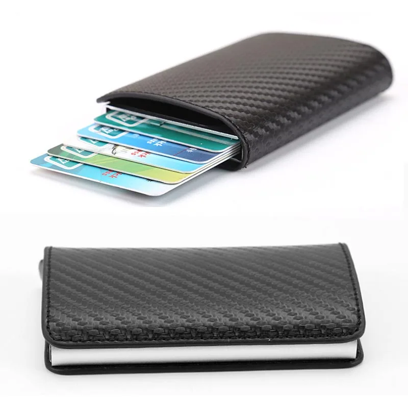 2020 Best seller Men Credit Card Holders Business ID Case Fashion Automatic RFID Holder Aluminium Bank Wallets | Багаж и сумки