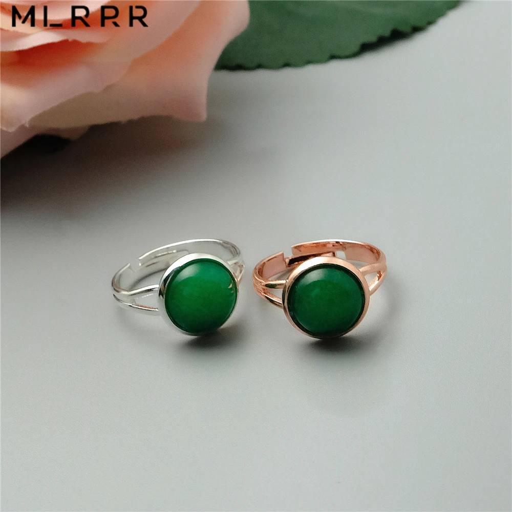 Vintage Classic Natural Stones Jewelry Simply Green Emeralds Charms Rings Copper | Украшения и аксессуары