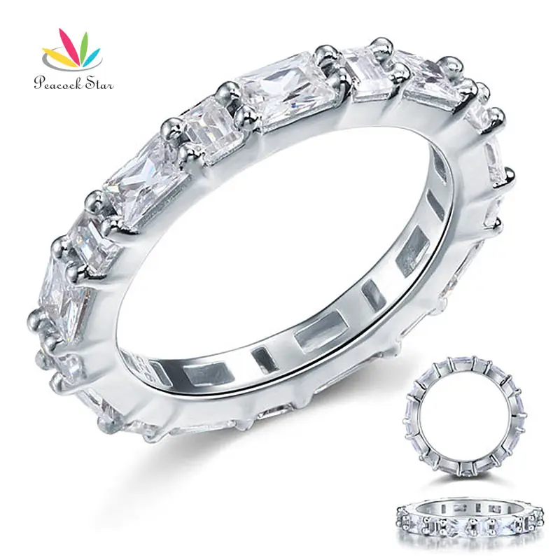 Peacock Star Solid 925 Sterling Silver Wedding Band Stacking Ring Jewelry CFR8070
Peacock Star Solid 925 Sterling Silver Wedding Band Stacking Ring Jewelry CFR8070