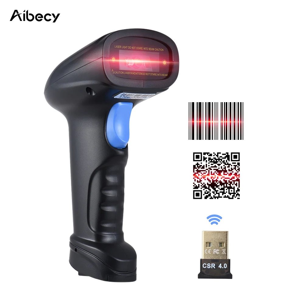 Ручной беспроводной сканер штрих-кода Aibecy BT 1D/2D/QR, считыватель штрих-кода с USB-приемником, емкость для хранения кода 2100 для Android
Ручной беспроводной сканер штрих-кода Aibecy BT 1D/2D/QR, считыватель штрих-кода с USB-приемником, емкость для хранения кода 2100 для Android