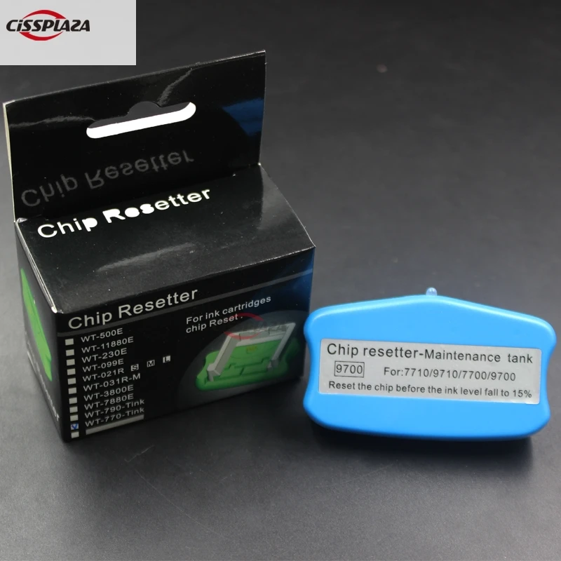CISSPLAZA maintenance tank chip resetter for Epsons pro7700 pro7710 pro9700 pro 9710 7910 9910 7710 9710 7900 9900 7700 9700
CISSPLAZA maintenance tank chip resetter for Epsons pro7700 pro7710 pro9700 pro 9710 7910 9910 7710 9710 7900 9900 7700 9700