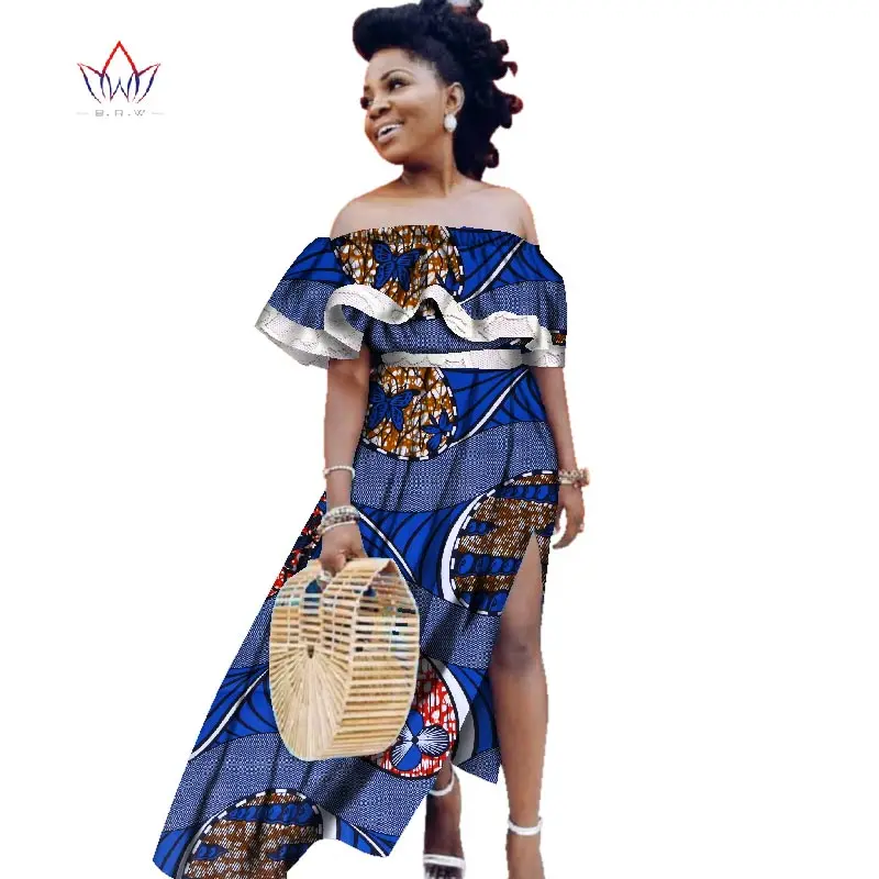Fashion Traditional African Dress for Women 2019 New Vestidos Lace edge Sexy African Clothes Plus Size Party Dress BRW WY2581
Fashion Traditional African Dress for Women 2019 New Vestidos Lace edge Sexy African Clothes Plus Size Party Dress BRW WY2581