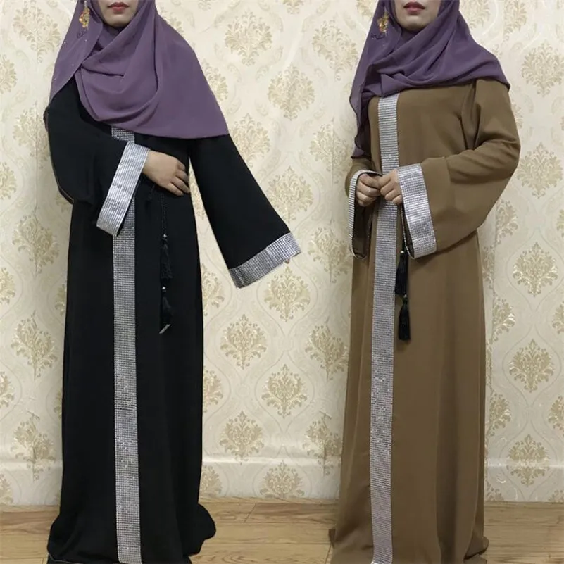 2019 women Kaftan Abaya Turkey Robe Dubai Muslim Dress fashion Diamond long Caftan Turkish Islamic Clothing a1144
2019 women Kaftan Abaya Turkey Robe Dubai Muslim Dress fashion Diamond long Caftan Turkish Islamic Clothing a1144
