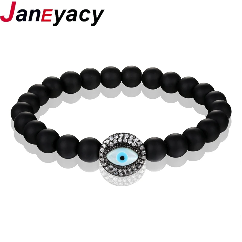 Janeyacy brand 2018 Black Lava Stone Bead Men's Bracelet Women's Natural Stone Jewelry Bracelet and Eye Bracelet Pulsera
Janeyacy brand 2018 Black Lava Stone Bead Men's Bracelet Women's Natural Stone Jewelry Bracelet and Eye Bracelet Pulsera
