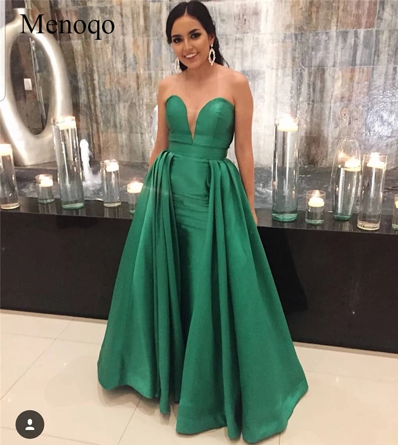 Menoqo Green Prom Dresses for Women 2020 Long Dress Party Gown vestidos de fiesta noche | Свадьбы и торжества