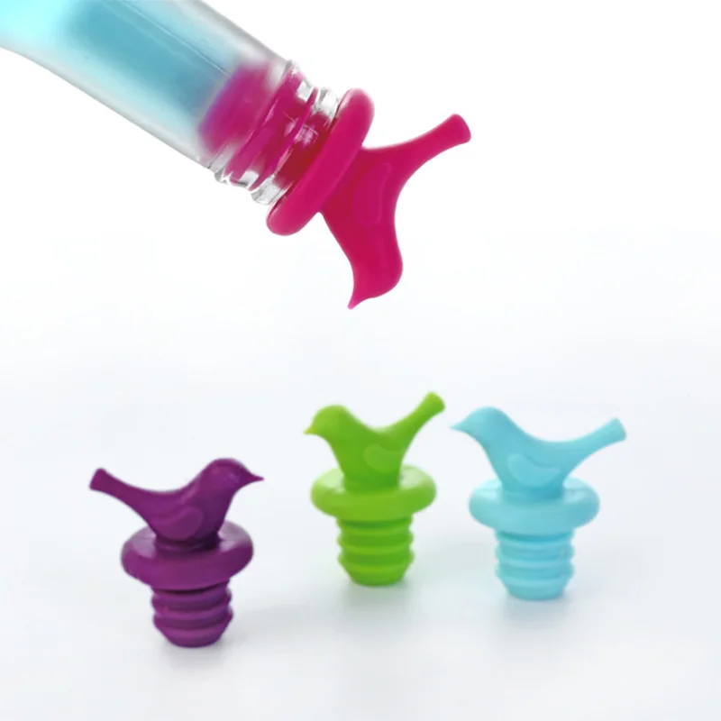 1PCS Silica Gel Bird Wine Bottle Stopper Twist Cap Plug Environmentally Friendly Non-Toxic Reusable Vacuum Sealed Bottle Stopper
1PCS Silica Gel Bird Wine Bottle Stopper Twist Cap Plug Environmentally Friendly Non-Toxic Reusable Vacuum Sealed Bottle Stopper