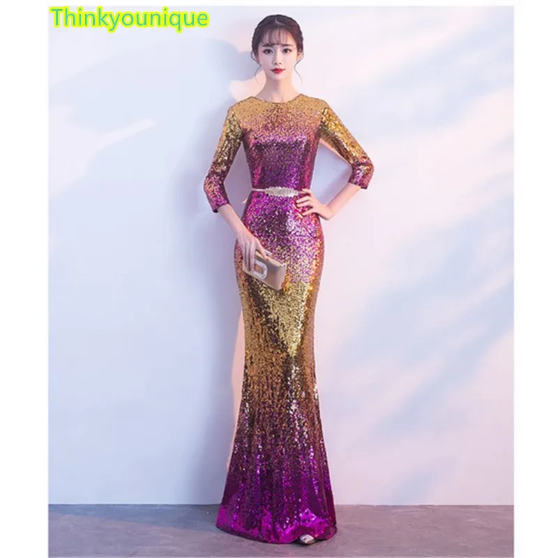 Sequined Party Gown Formal Long Evening dresses vestido de festa longo robe de soiree vestidos de novia abendkleider SM046
Sequined Party Gown Formal Long Evening dresses vestido de festa longo robe de soiree vestidos de novia abendkleider SM046