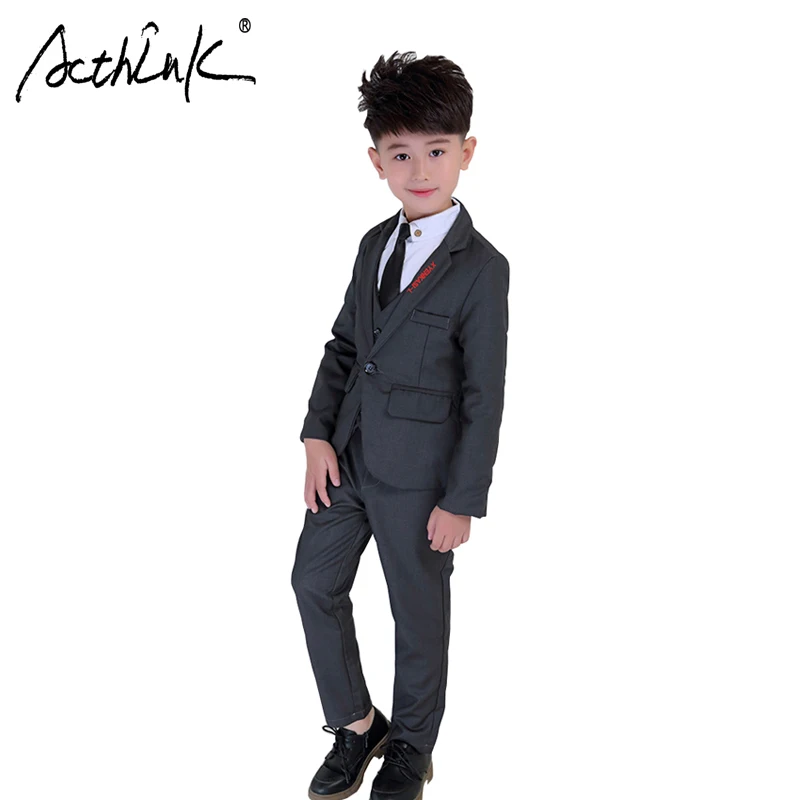 ActhInK 2019 Fashion New Design Boy Grey Formal Suit 3Pcs Boys Spring Wedding Suit Boys Ceremony Costume Suit Kids Waistcot Suit
ActhInK 2019 Fashion New Design Boy Grey Formal Suit 3Pcs Boys Spring Wedding Suit Boys Ceremony Costume Suit Kids Waistcot Suit