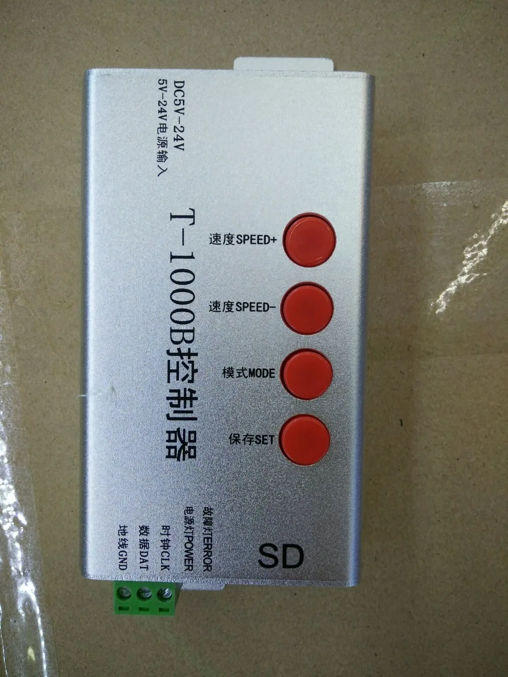 SD-карта T1000B, WS2801, WS2811, WS2812B, LPD6803, светодиодный контроллер 2048 пикселей, 5 ~ 24 В постоянного тока, фотоконтроллер DMX 512 RGB
SD-карта T1000B, WS2801, WS2811, WS2812B, LPD6803, светодиодный контроллер 2048 пикселей, 5 ~ 24 В постоянного тока, фотоконтроллер DMX 512 RGB