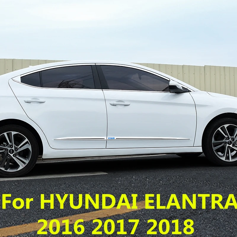 Для hyundai Elantra 2016 2017 2018 в форме автомобиля Высокое качество Новая Боковая дверь из