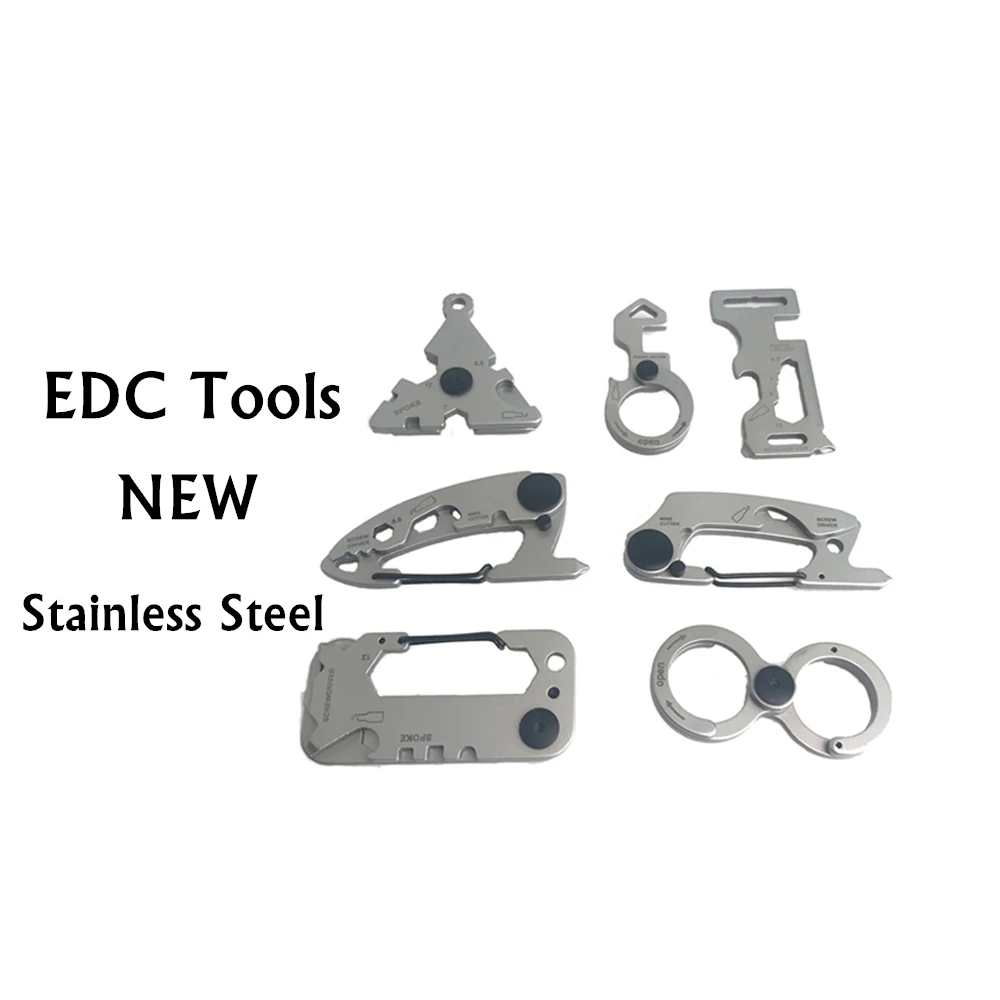 Stainless Steel Multi Tool Key Chain EDC Kit Survival Carabiner Clip for Traveling Fishing Camping Hiking Outdoor tools
Stainless Steel Multi Tool Key Chain EDC Kit Survival Carabiner Clip for Traveling Fishing Camping Hiking Outdoor tools
