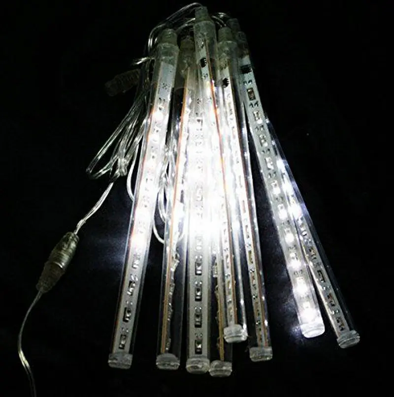 50 см 240LED метеоритный дождь трубки Строка светильник с эффектом падающего снега