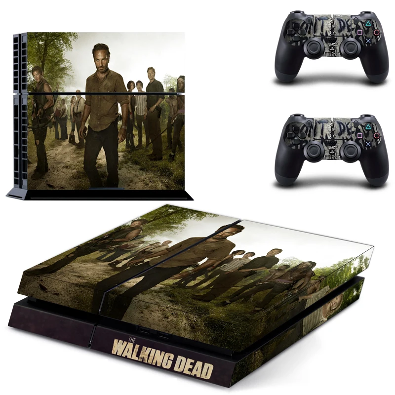 The Walking Dead Play Station4 ps4 skin sticker for Sony stickers Console and 2 controller skins vinyl pegatinas | Электроника