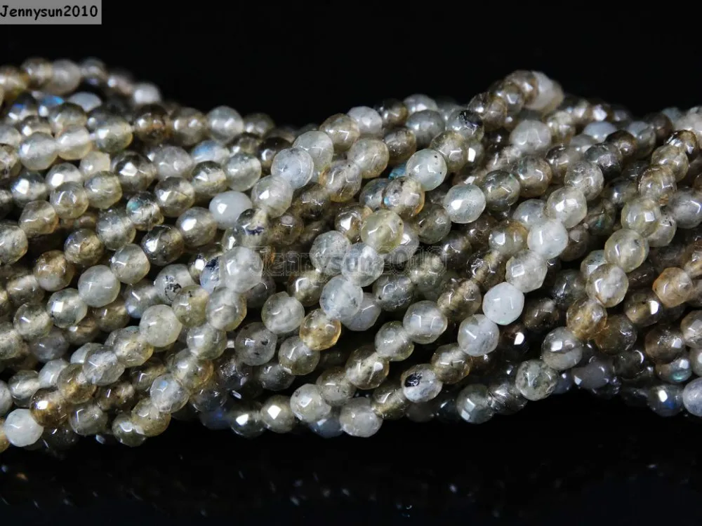 Natural Larvikite Labradorite Gems Stones 3mm Faceted Round Spacer Seed Beads 15.5'' for Jewelry Making Crafts 5 Strands/Pack
Natural Larvikite Labradorite Gems Stones 3mm Faceted Round Spacer Seed Beads 15.5'' for Jewelry Making Crafts 5 Strands/Pack