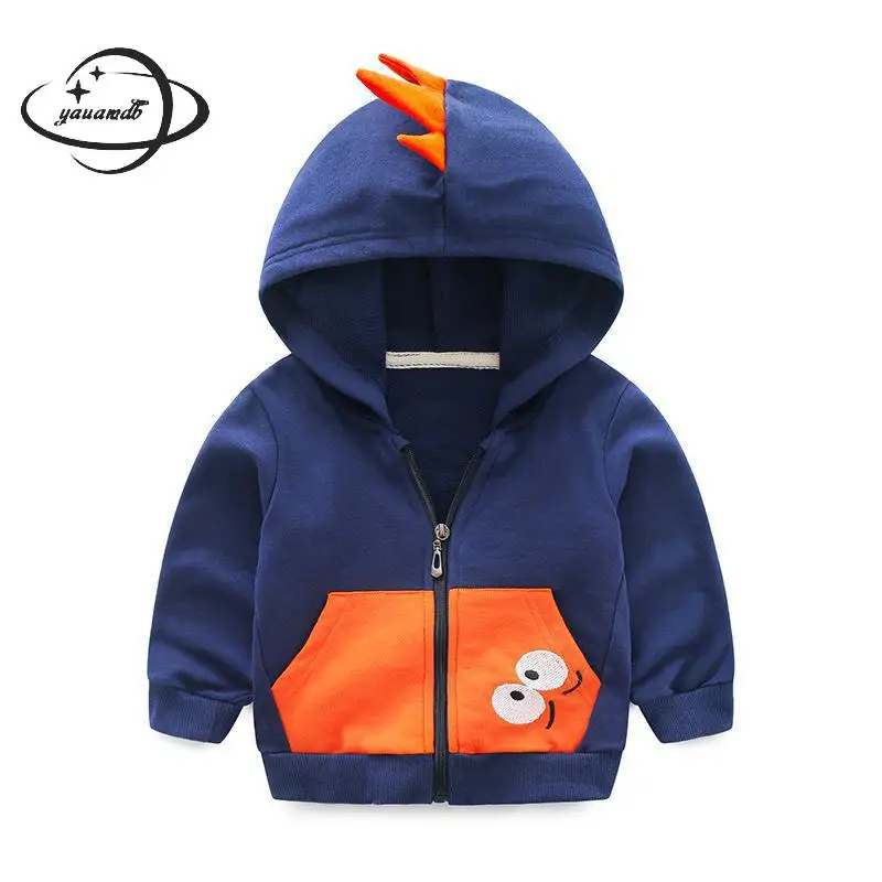 Kids Jacket Spring Autumn 3-11y Cotton Girls Hooded Outerwear Long Sleeve Cartoon Zipper Pocket Children's Coat Clothes Y48
Kids Jacket Spring Autumn 3-11y Cotton Girls Hooded Outerwear Long Sleeve Cartoon Zipper Pocket Children's Coat Clothes Y48