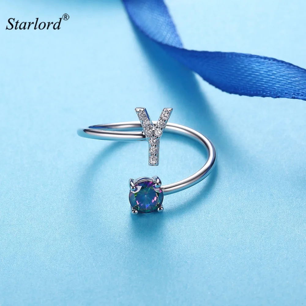 Initial Y Letter Ring 925 Sterling Silver Cubic Zirconia Crystal Ring Adjustable Silver Ring Open Ring For Women R6071B
Initial Y Letter Ring 925 Sterling Silver Cubic Zirconia Crystal Ring Adjustable Silver Ring Open Ring For Women R6071B