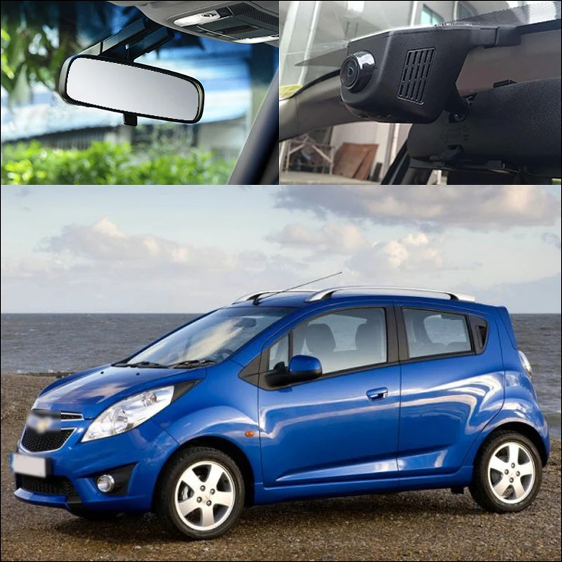 Фото BigBigRoad для Chevrolet Spark автомобильный Wifi DVR видеорегистратор Novatek 96672G - купить