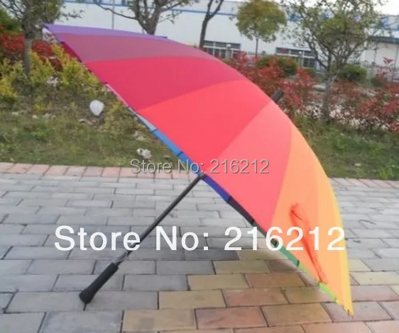 Christmas gift Fashion Top Quality Long handle rainbow Straight umbrella rain umbrellas free shipping
Christmas gift Fashion Top Quality Long handle rainbow Straight umbrella rain umbrellas free shipping