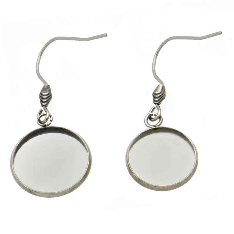Stainless Steel Ear Clip Wire Hook Earrings with Round Smooth Bezel Resin Cabochons Earrings Bases Settings DIY Findings
Stainless Steel Ear Clip Wire Hook Earrings with Round Smooth Bezel Resin Cabochons Earrings Bases Settings DIY Findings