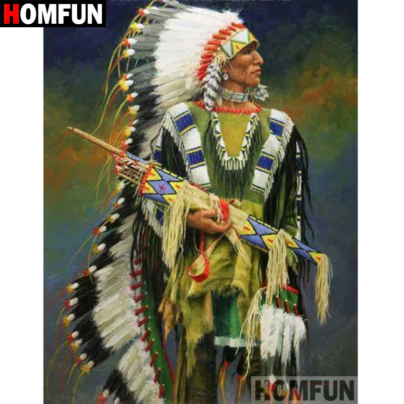HOMFUN 5D DIY Diamond Painting Full Square/Round Drill "Indian feather" Embroidery Cross Stitch gift Home Decor Gift A09116
HOMFUN 5D DIY Diamond Painting Full Square/Round Drill "Indian feather" Embroidery Cross Stitch gift Home Decor Gift A09116