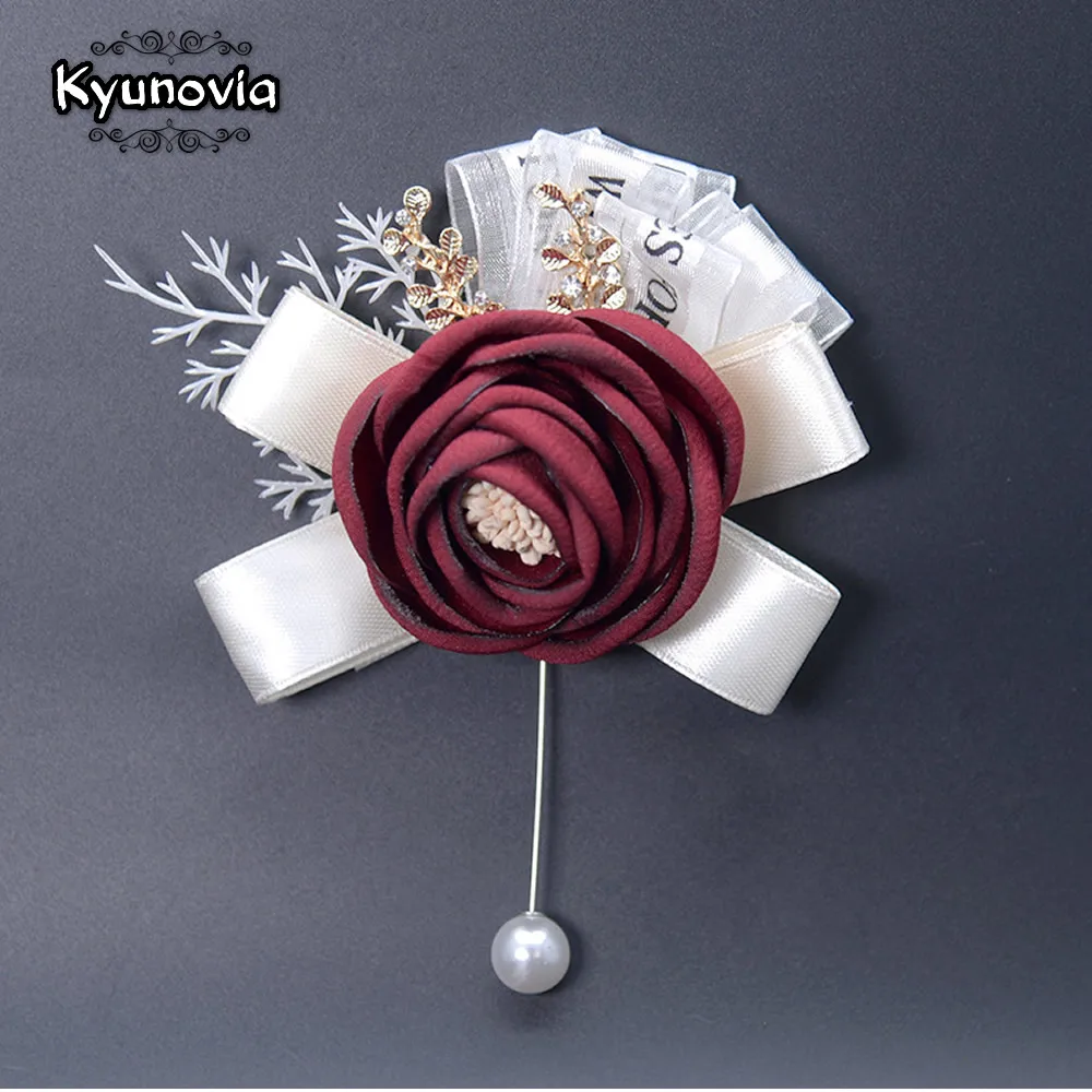 Kyunovia Lapel Suit Brooch Pin Wedding Boutonniere Silk Rose Flower Groom Boutonniere Prom Corsage Ceremony Buttonhole D104
Kyunovia Lapel Suit Brooch Pin Wedding Boutonniere Silk Rose Flower Groom Boutonniere Prom Corsage Ceremony Buttonhole D104