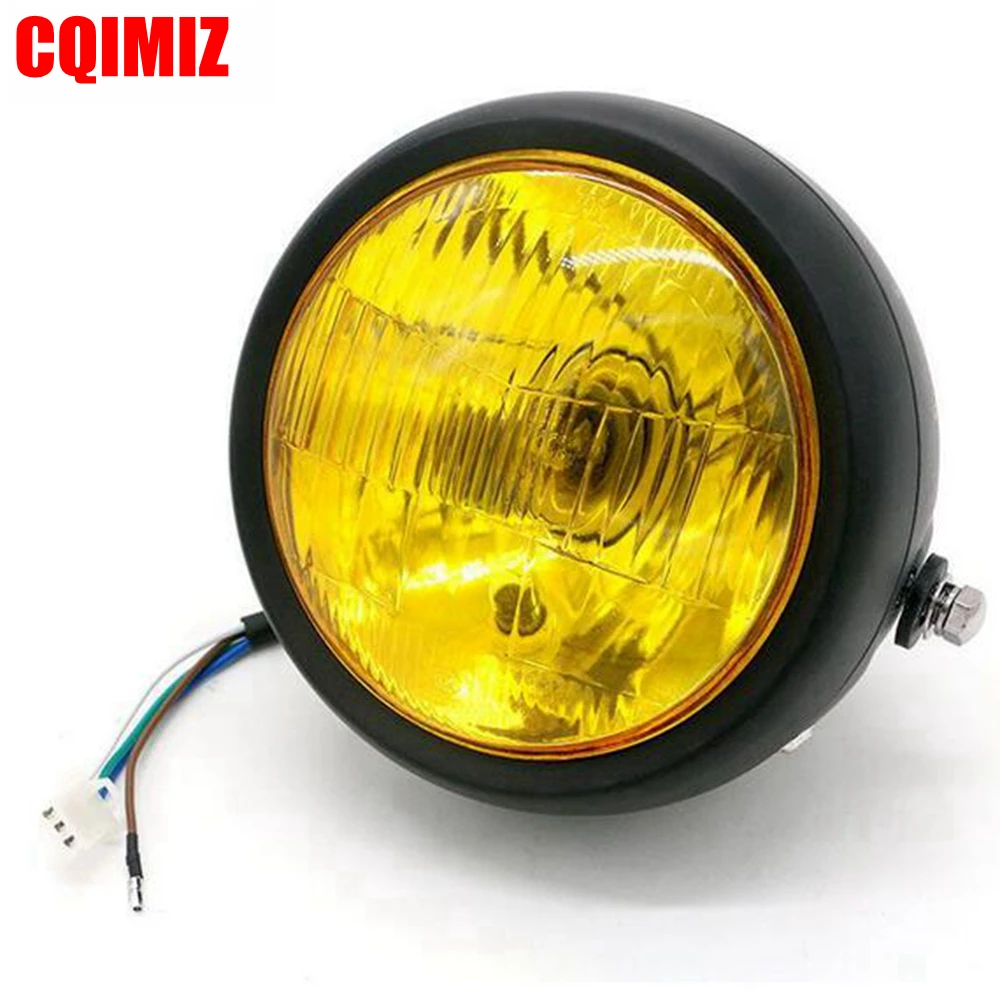 Black Retro Metal Grid 35W Halogen Motorcycle Front Headlight Lamp For CG125 GN125 Harley Cafe Racer Honda
Black Retro Metal Grid 35W Halogen Motorcycle Front Headlight Lamp For CG125 GN125 Harley Cafe Racer Honda