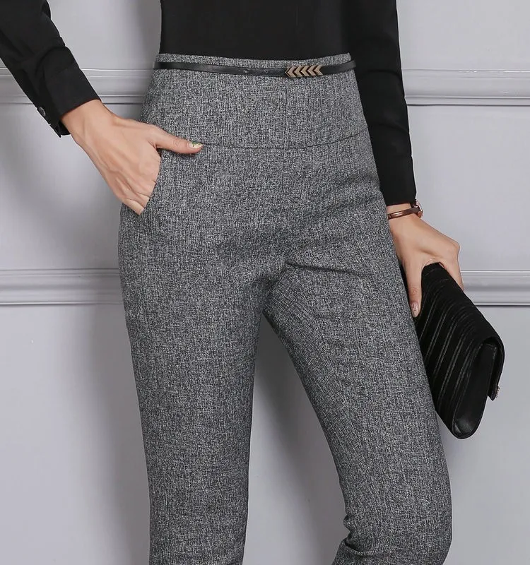 High Waist Pants Formal Uniform Styles Women Business Trendy Skinny Leggings Pants Female Trousers Capris Office Work Wear
High Waist Pants Formal Uniform Styles Women Business Trendy Skinny Leggings Pants Female Trousers Capris Office Work Wear