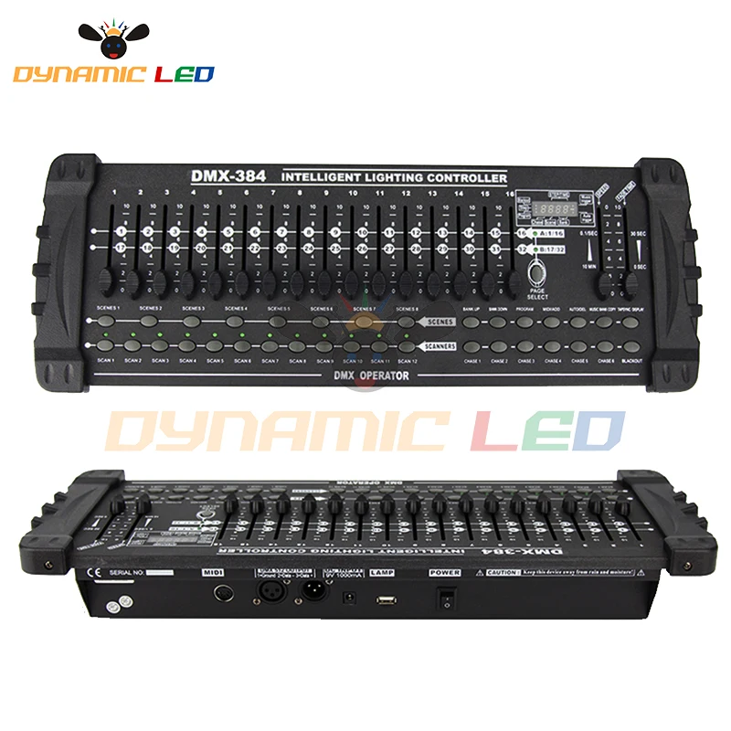 384 CH DMX контроллер консоль контроллеров освесветильник сцены для 512 консоли DJ