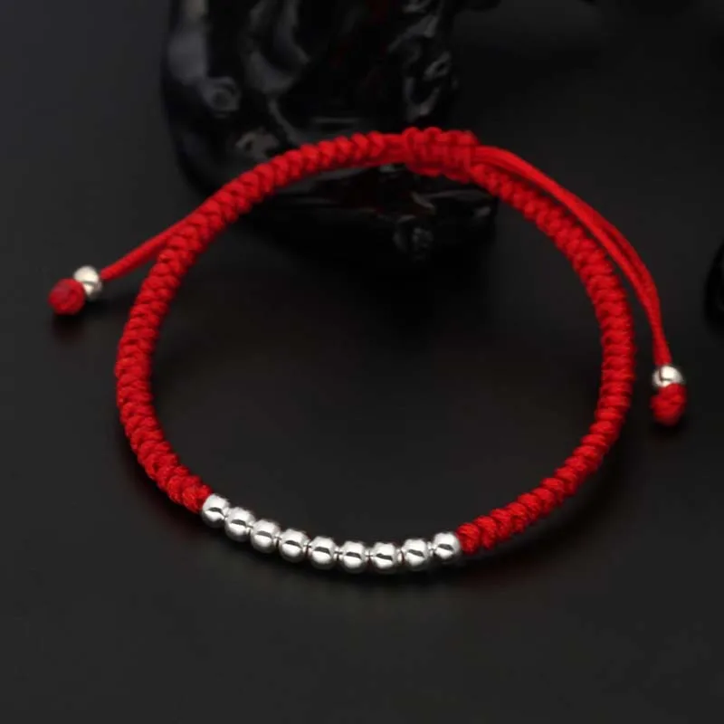 Red String Thread Charm Bracelet Beads 925 Sterling Silver Bracelets for Women Adjustable Lucky Rope Friendship Fashion Jewelry
Red String Thread Charm Bracelet Beads 925 Sterling Silver Bracelets for Women Adjustable Lucky Rope Friendship Fashion Jewelry