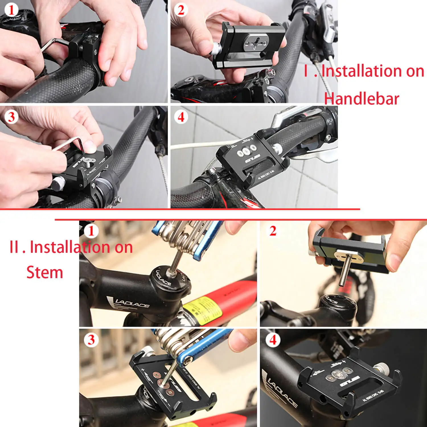 GUB Bicycle Phone Holder Handlebar G-85 G-84 Adjustable Aluminium Alloy Bike Mobile Mount Holder Bracket Cycling Accessories
GUB Bicycle Phone Holder Handlebar G-85 G-84 Adjustable Aluminium Alloy Bike Mobile Mount Holder Bracket Cycling Accessories