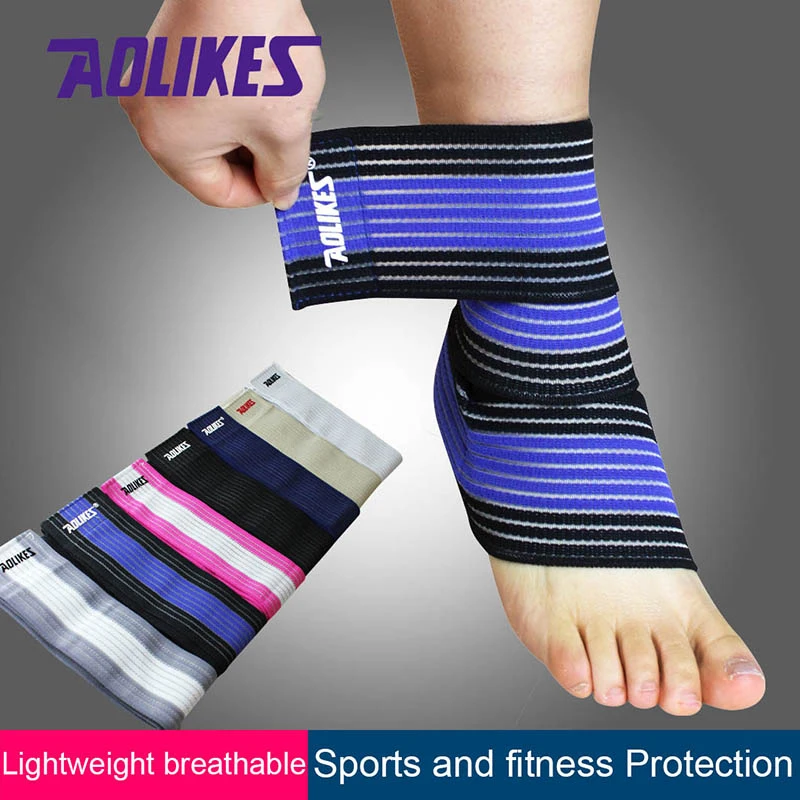 1pc Adjustable Ankle Support Spirally Wound Bandage Volleyball Basketball Ankle protection Elastic Bands 7 colors
1pc Adjustable Ankle Support Spirally Wound Bandage Volleyball Basketball Ankle protection Elastic Bands 7 colors