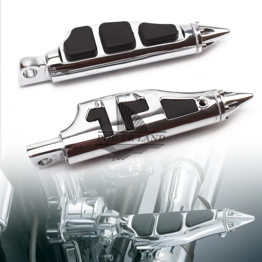 Stiletto Front & Rear Foot Peg Foot Rests Chrome Stiletto Motorcycle Foot Pegs Footrests For Harley Davidson Sportser
Stiletto Front & Rear Foot Peg Foot Rests Chrome Stiletto Motorcycle Foot Pegs Footrests For Harley Davidson Sportser