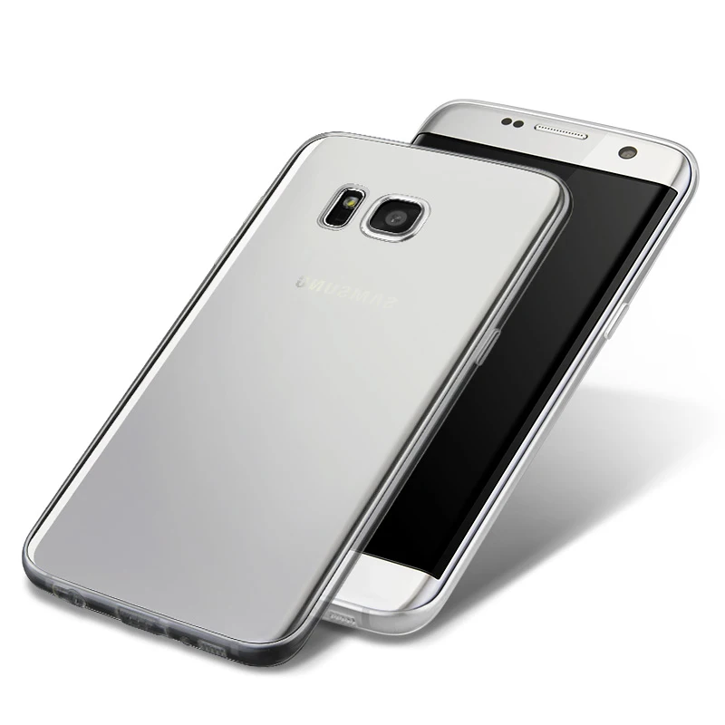 Прозрачный тонкий мягкий чехол из ТПУ для Samsung Galaxy A3 A5 7 2015 E5 C5 J1 2 J3 J5 2016 S3 4 5 S7 S6 edge plus