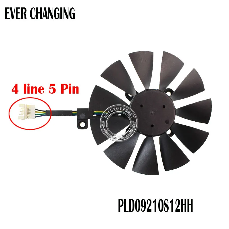 Free Shipping PLD09210S12HH 87mm 12V 0.40A 4Wire 5Pin For ASUS STRIX GTX960 GTX970 Graphics Card Cooler Cooling Fan
Free Shipping PLD09210S12HH 87mm 12V 0.40A 4Wire 5Pin For ASUS STRIX GTX960 GTX970 Graphics Card Cooler Cooling Fan