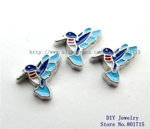 Плавающий медальон с птицами 10 шт. подарок для всей семьи 2017|living locket charms|charms floating