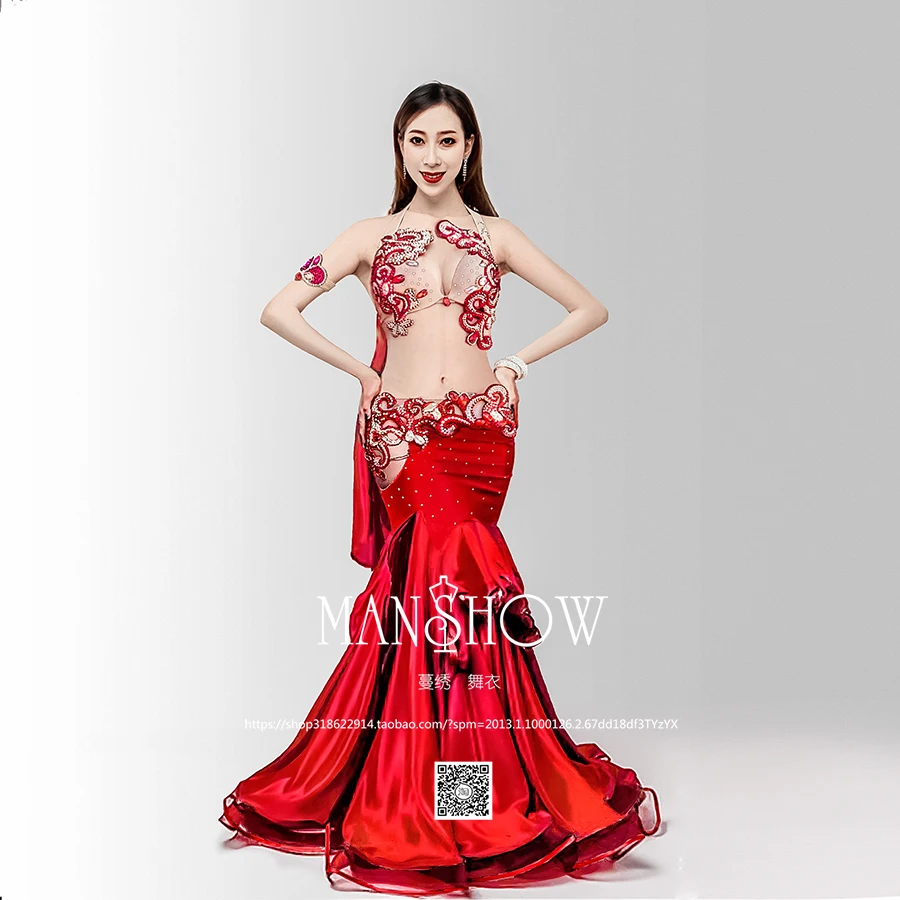 New And Sexy Luxury Women 6 Piece Bellydance Costume Suit Oriental Belly Dance Stage Show Wear Fishtail Skirt Free Custom
New And Sexy Luxury Women 6 Piece Bellydance Costume Suit Oriental Belly Dance Stage Show Wear Fishtail Skirt Free Custom