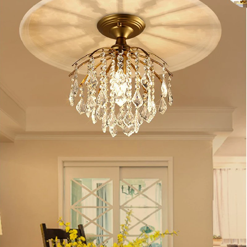 Modern simple crystal Ceiling Light Plafonnier E27 LED 220V ceiling lamp for living room bedroom restaurant hallway study hotel
Modern simple crystal Ceiling Light Plafonnier E27 LED 220V ceiling lamp for living room bedroom restaurant hallway study hotel