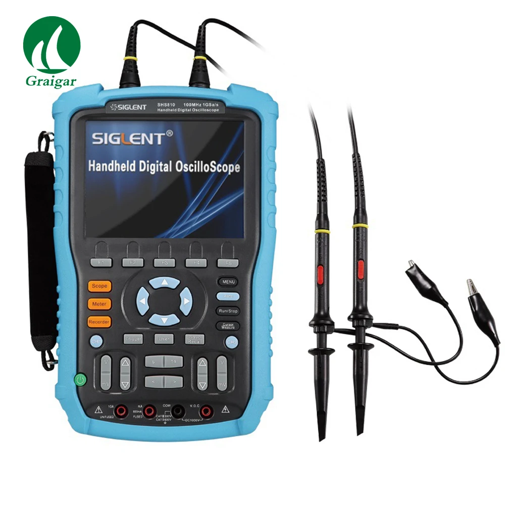 Siglent SHS815 Handheld Digital Oscilloscope 150MHz 1GSa/s 2 Channels 2M Memory Depth
Siglent SHS815 Handheld Digital Oscilloscope 150MHz 1GSa/s 2 Channels 2M Memory Depth