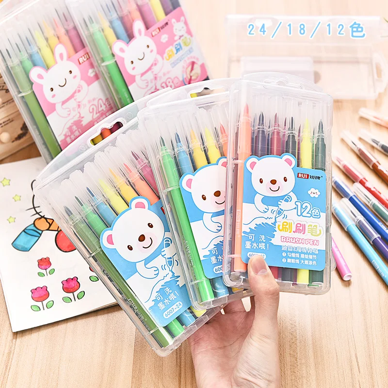 Fashion Scrub Brush Creative Cute Painting Pen Paint Pen 12 18 24 Color Drawing Stationery
Fashion Scrub Brush Creative Cute Painting Pen Paint Pen 12 18 24 Color Drawing Stationery