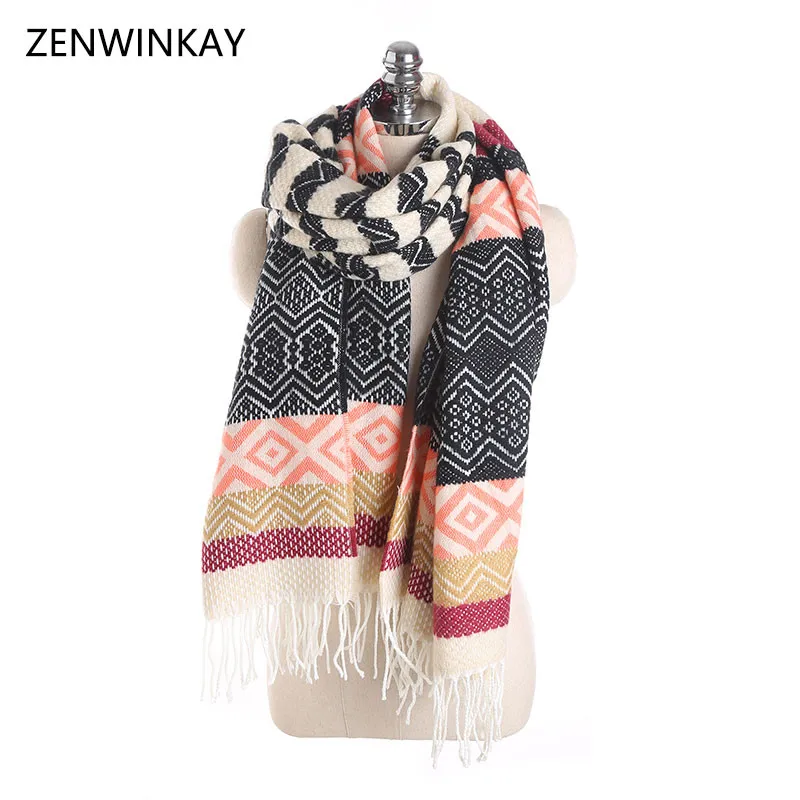 Winter Scarf Women Neckerchief Luxury Brand Muffler Warm Wrap Cashmere Scarves Blanket Shawls Print Bohemia Pashmina 185*68CM
Winter Scarf Women Neckerchief Luxury Brand Muffler Warm Wrap Cashmere Scarves Blanket Shawls Print Bohemia Pashmina 185*68CM