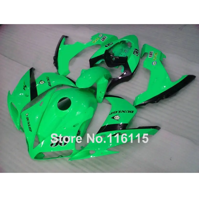 Plastic bodywork fairings set for YAMAHA YZF R1 2004 2005 2006 green black fairing kit R1 04 05 06 CY85 Full injection
Plastic bodywork fairings set for YAMAHA YZF R1 2004 2005 2006 green black fairing kit R1 04 05 06 CY85 Full injection