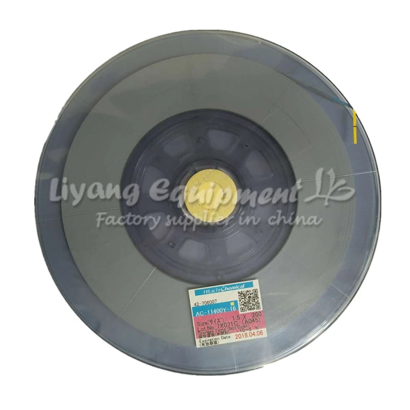 Original ACF AC-11400Y-16 PCB Repair TAPE 1.5MM*200M latest Date for Pulse Hot Press Flex Cable Machine
Original ACF AC-11400Y-16 PCB Repair TAPE 1.5MM*200M latest Date for Pulse Hot Press Flex Cable Machine