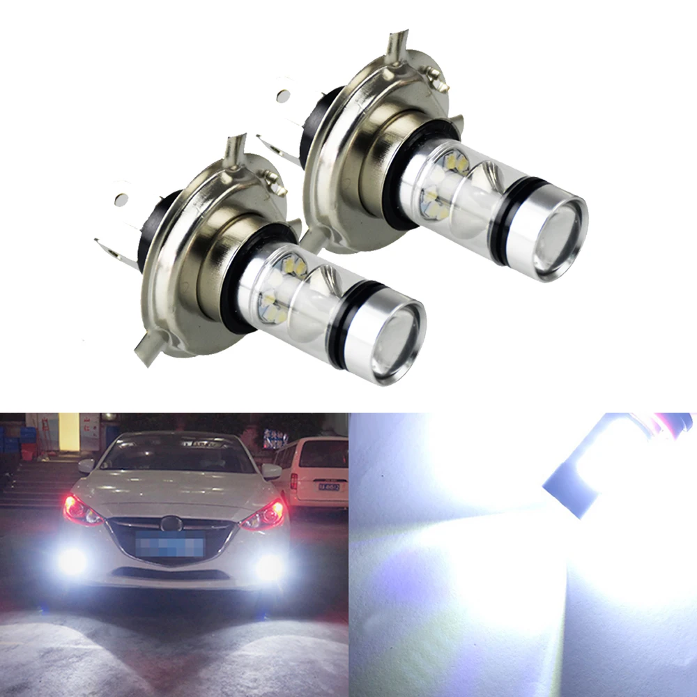 2Pcs High Power Car LED H4 H7 H8 H11 Fog Light 100W Extremely Bright 6000K LED Lights Bulbs 1000LM Diving Running Light
2Pcs High Power Car LED H4 H7 H8 H11 Fog Light 100W Extremely Bright 6000K LED Lights Bulbs 1000LM Diving Running Light