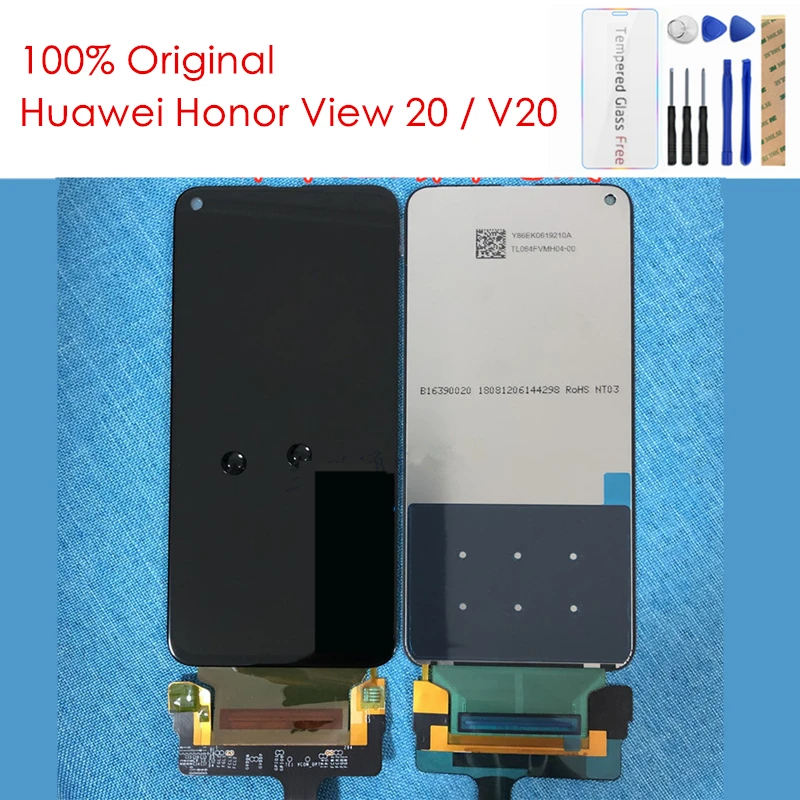 100% Оригинальный ЖК дисплей для Huawei Honor View 20 10 дюймов сенсорный экран V20 дигитайзер